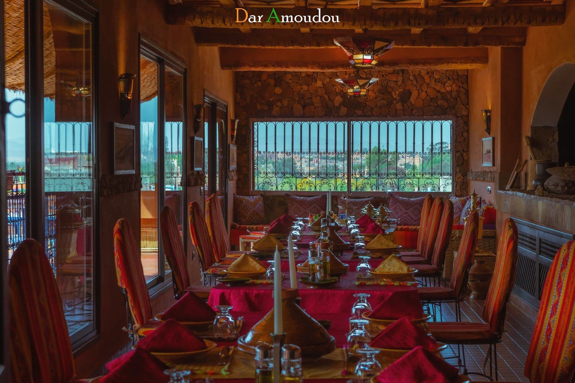 The table at Dar Amoudou